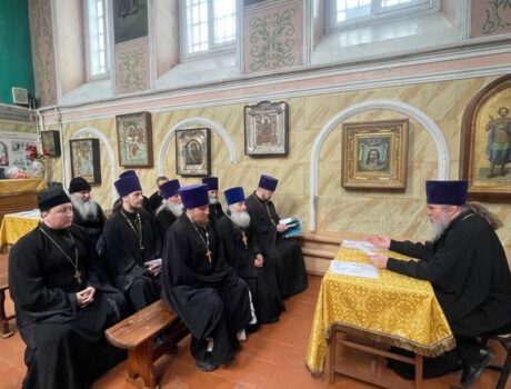 Состоялось собрание духовенства Алексеевского благочиния